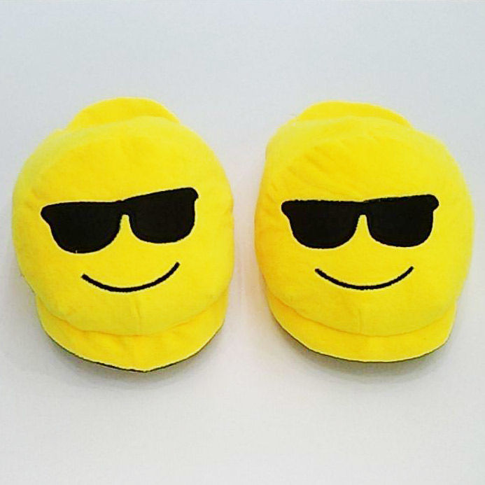 Тапочки Смайлы Emoji в солнечных очках